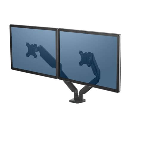 Doppel-Monitorarm Platinum Series, höhenverstellbar, schwarz FELLOWES 8042501