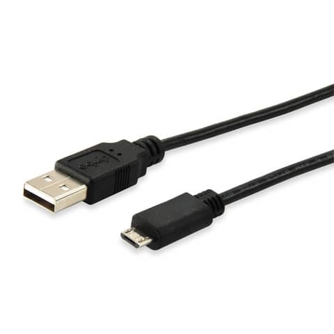 USB 2.0 Cable Type A Male to Micro-B, 1m EQUIP 128594