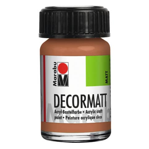 Decormatt Acryl, 15ml, metallickupfer MARABU 14010 039 787