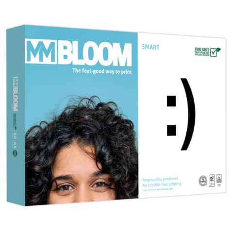 Kopierpapier Smart, A4, 80g/m², 500 Blatt, weiß MM BLOOM 9948A80S