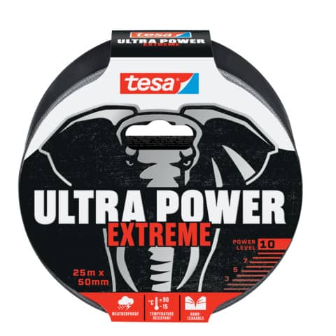 Reparaturband Ultra Power Extrem, 25mx50mm, schwarz TESA 56623-00000-00