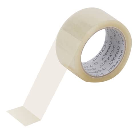 Packband, 50mmx66m, 6 Stück,  transparent Q-CONNECT KF04382