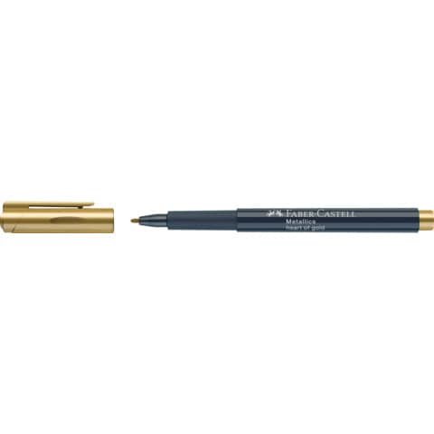 Metallics Marker heart of gold, 1,5mm FABER CASTELL 160750