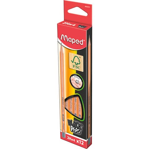 Bleistift Black Peps, 2H MAPED M850023
