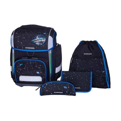 Schultaschenset Space Quest black blue SCHNEIDERS 78525-183