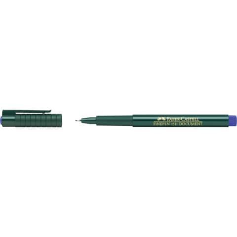 Feinliner Finepen, 0,4mm, blau FABER CASTELL 151151