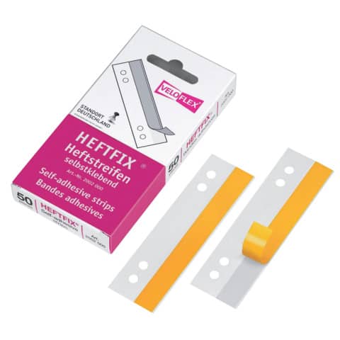 Heftstreifen Heftix selbstklebend, A5/6, 50 Stück VELOFLEX 2002 000
