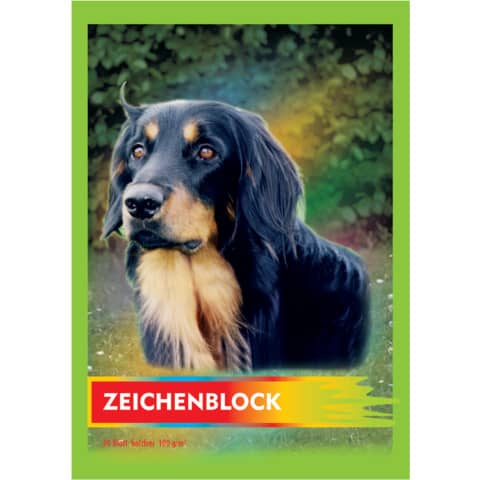 Zeichenblock, A3, 100g/m², lange Seite geleimt, 10 Blatt PVP 2215