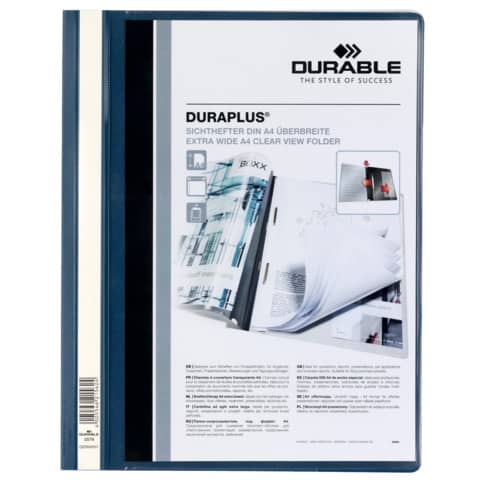 Angebotshefter Duraplus, A4, dunkelblau DURABLE 2579 07