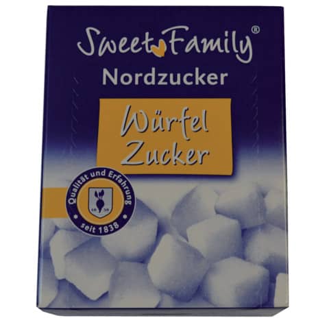 Würfelzucker Nordzucker, 500g SWEET FAMILY 2215740007