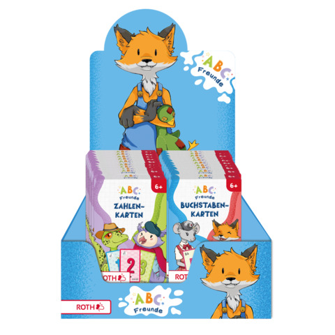 Display Lernkarten ABC Freunde 2 Motive, sortiert ROTH 679521