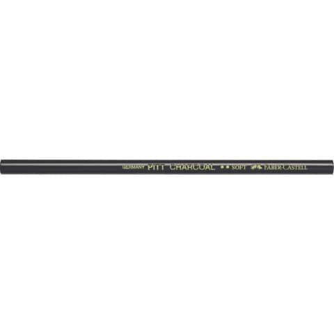 Zeichenkohlestift Pitt S, schwarz FABER CASTELL 117403