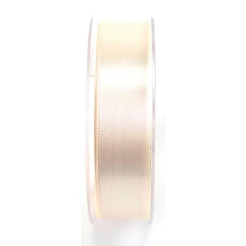 Doppelsatinband, 25mmx25m, creme GOLDINA 81720250210025