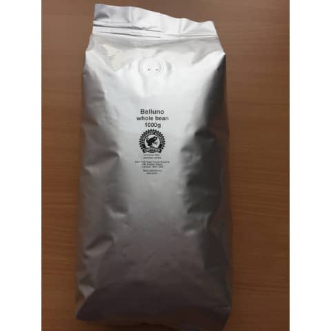 Röstkaffee   1000g ganze Bohnen BELLUNO 2223451