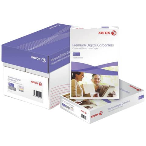 Durchschreibepapier Carbonless, A4, Oberblatt/Schlussblatt, 80g/m², 500 Blatt, weiß/ gelb XEROX 3R99105