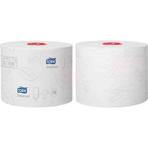 Toilettenpapier Advanced weiß 2-lagig 27 Rollen a 100 m   Sys. T6 TORK 127530