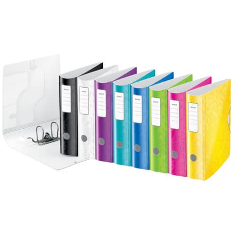 Qualitäts-Ordner Active WOW, A4, 80mm, PP, farbig sortiert LEITZ 1106-00-99