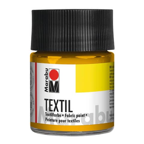 Textilfarbe, 50ml, mittelgelb MARABU 17160 005 021