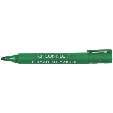 Permanentmarker, Rundspitze, 2-3mm, grün Q-CONNECT KF01773