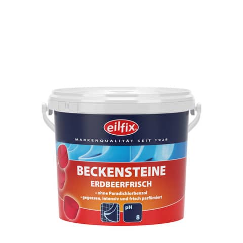 WC-Beckensteine Erdbeere, 1kg Eilfix 253005904