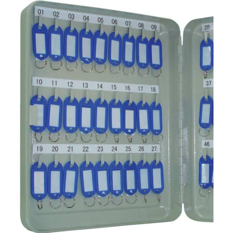 Schlüsselschrank für 54 Schlüssel, grau Q-CONNECT KF04273