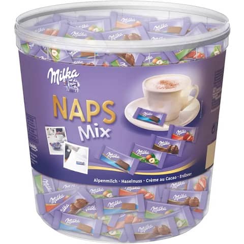 Naps Mix, 207 Stück, 1000 g MILKA 654746