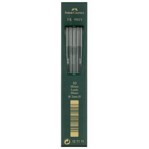 Fallmine TK® 9071 H, 2mm, 10 Stück FABER CASTELL 127111