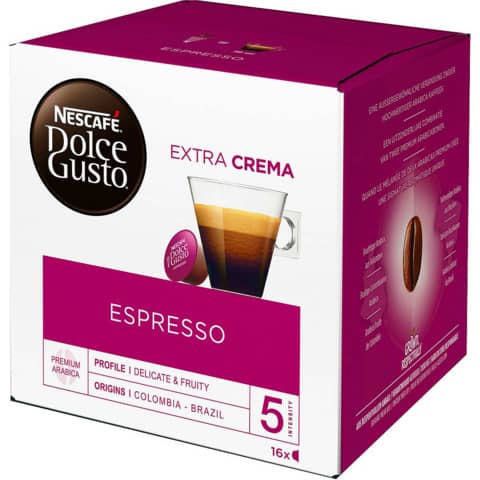 Kaffeekapseln Dolce Gusto Espresso, 16 Stück NESCAFÉ DOLCE GUSTO 4301587004