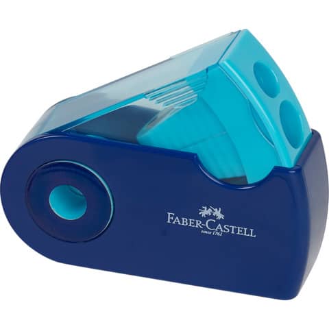 Doppelspitzdose Sleeve, 3 Trendfarben, farbig sortiert FABER CASTELL 182704