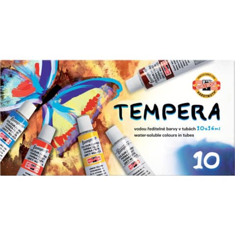 Temperafarben, 10x16ml KOH-I-NOOR 162548