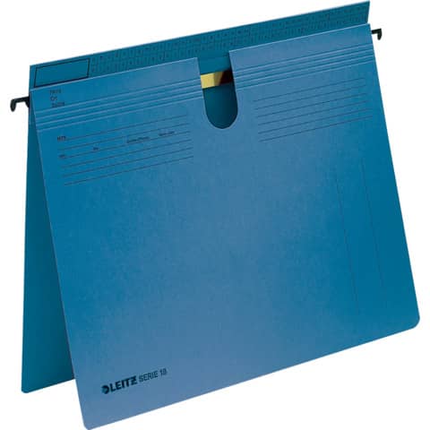 Hängehefter Serie 18, A4, 250g/m², kfm-/Amtsheftung, blau LEITZ 1814-00-35