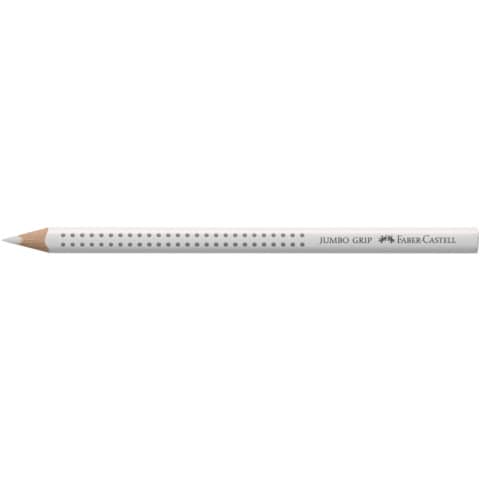 Farbstift Jumbo Grip, 5,3mm, weiß FABER CASTELL 110901