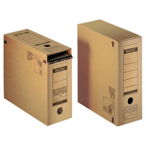 Archiv-Schachtel, A4, mit Verschlussklappe, naturbraun LEITZ 6086-00-00