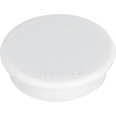 Magnet rund, 38 mm, 2500 g, 10 Stück, weiß FRANKEN HMS3609