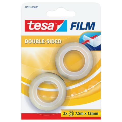 Klebefilm tesafilm® doppelseitig, 7,5mx12mm, 2 Stück TESA 57911-00000