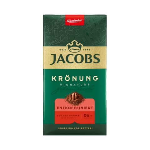 Kaffee Krönung Entkoffeiniert, 500g JACOBS 4091345