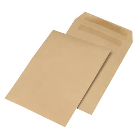Versandtasche, B4, 110g/m², Selbstklebend, 250 Stück, braun MAILMEDIA 30007551