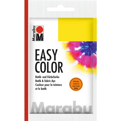 Batik-und Färbefarbe Easy Color, 25g, rotorange MARABU 17350 022 023