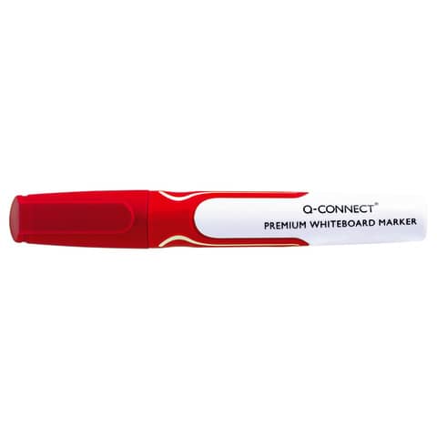 Whiteboardmarker Premium, 3mm, Rundspitze, rot Q-CONNECT KF26111