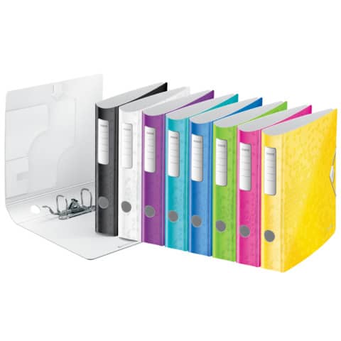 Qualitäts-Ordner Active WOW, A4, 65mm, PP, farbig sortiert LEITZ 1107-00-99