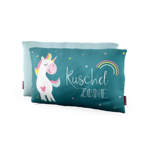 Dekokissen Zoofreunde - Unicorn, 23 x 40 cm FÜR DICH 396582