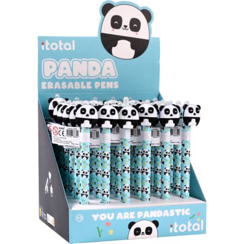 Display Tintenroller Panda - löschbar, 36 Stück ITOTAL XL1806