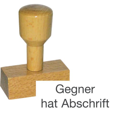 Stempel Gegner hat Abschrift  LST816