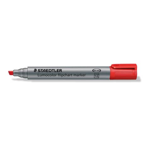 Flipchartmarker Lumocolor®, 2-5mm, Keilspitze, rot STAEDTLER 356 B-2
