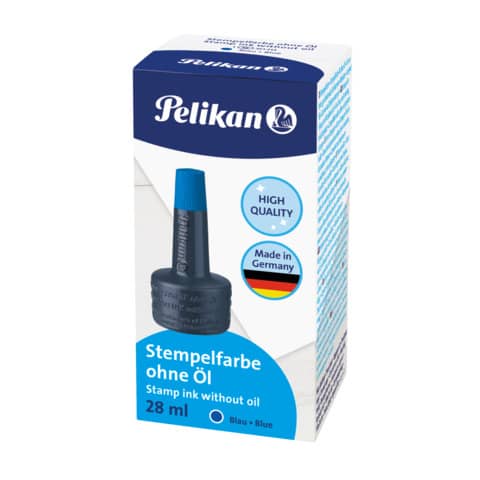 Stempelfarbe 4K, 28ml, blau PELIKAN 400142581