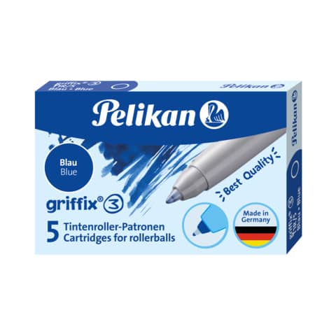 Patrone für griffix® Tintenschreiber, Etui mit 5 Stück PELIKAN 300011367