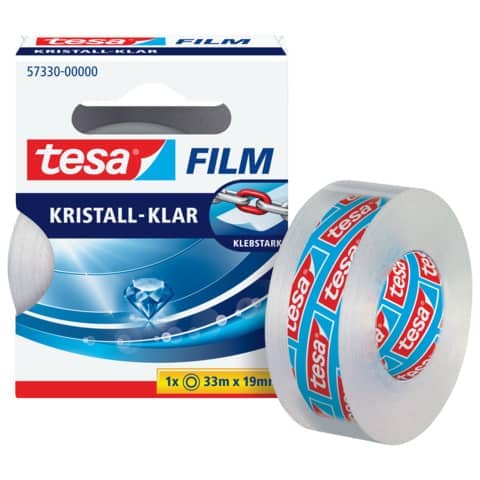 Klebefilm tesafilm® Kristall-Klar, PP, 33 m x 19 mm TESA 57330-00000-03