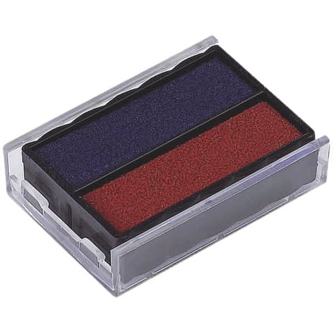 Stempelersatzkissen, 2 Stück, blau/rot TRODAT 6/4850/2D