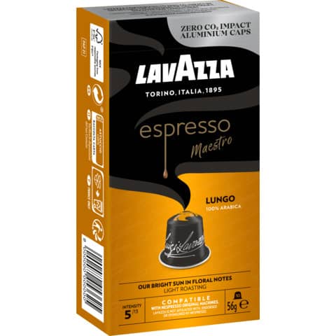 Kaffeekapseln Espresso Maestro Lungo   10 x 56g LAVAZZA 305407