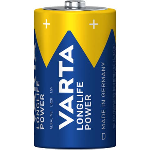 Batterie Alkali-Mangan Longlife Power, LR20/D/Mono, 1 Stück VARTA 04920121111